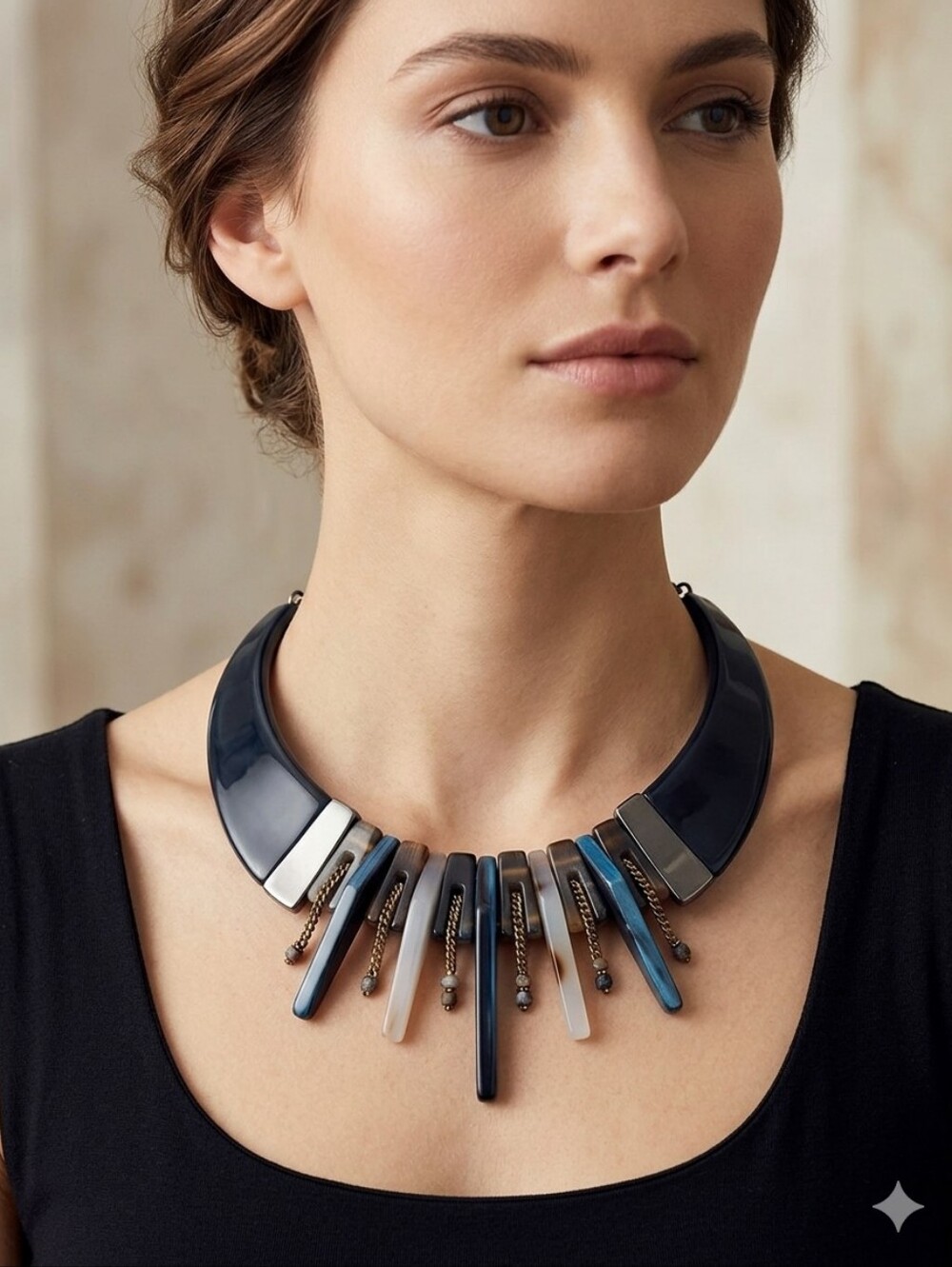 Elegant Multicolor‎ Statement Necklace